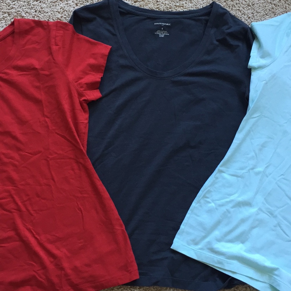 Banana Republic soft t shirts- set of 3